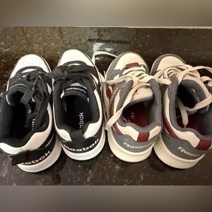 Reebok Kids Sneakers in Black/White and Gray/Red SET OF 2